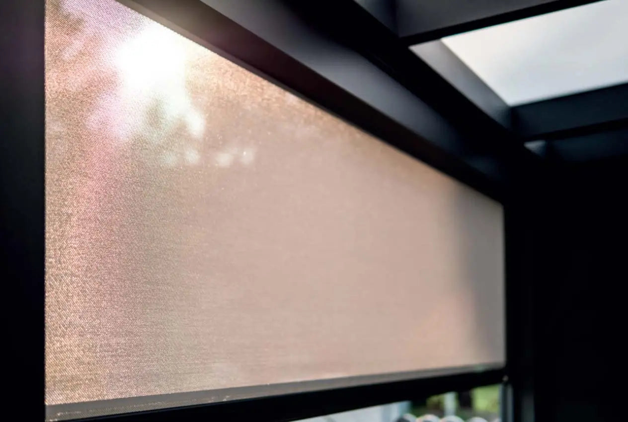 Store solaire vertical screen - Pergolas Da Silva