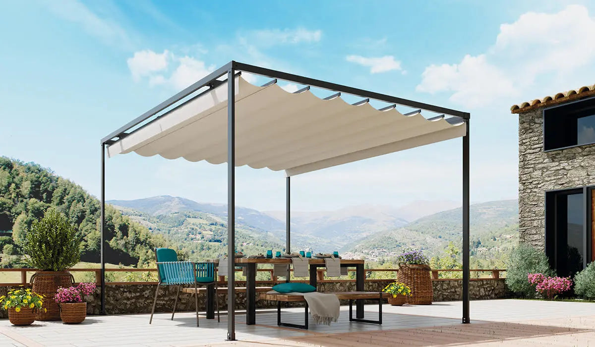 Pergola La Monaco -  une pergola haut de gamme - Pergolas Da Silva