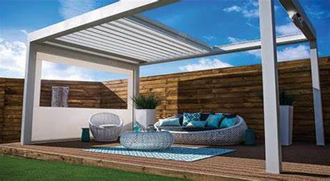 Pergola Solis Retract Pergola à toit rétractable - Pergolas Da Silva