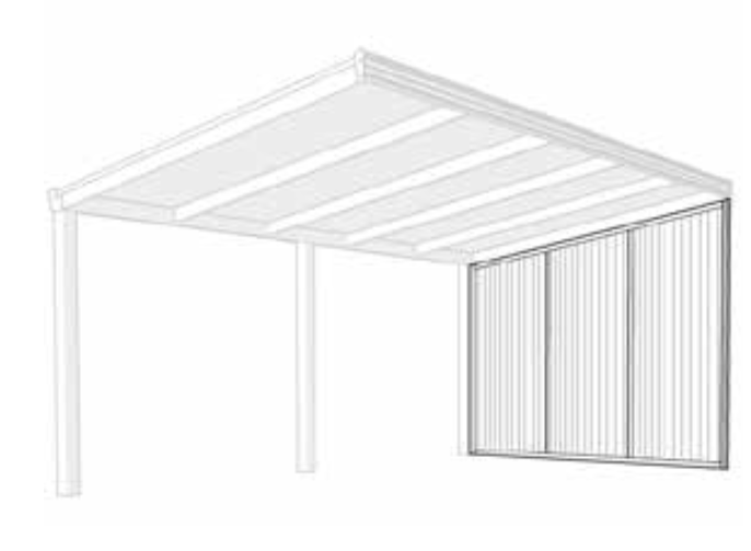 Menuiserie vitrée fixe - Pergolas Da Silva